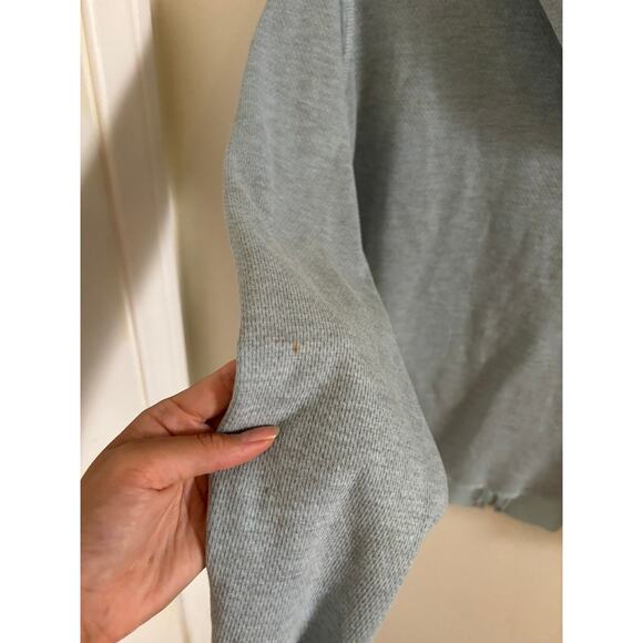 Marc Ware Hot Cotton Sweatshirt Womens Medium Blue Hoodie Full Zip Bohemian - Picture 11 of 11